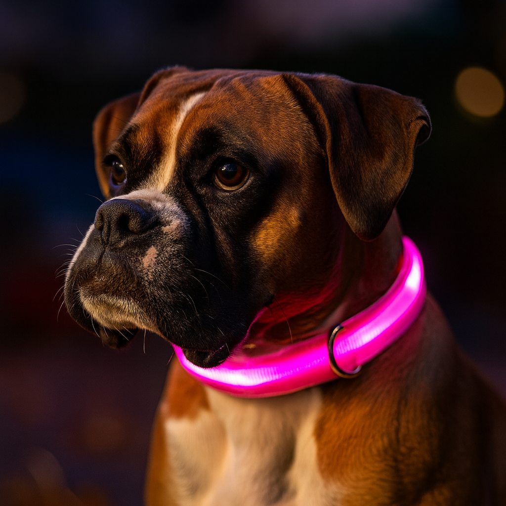 LED Adjustable Dog Collar